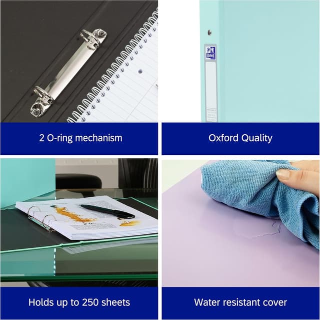 Detalle de A4 ring binder set 3 pack, 40 mm
