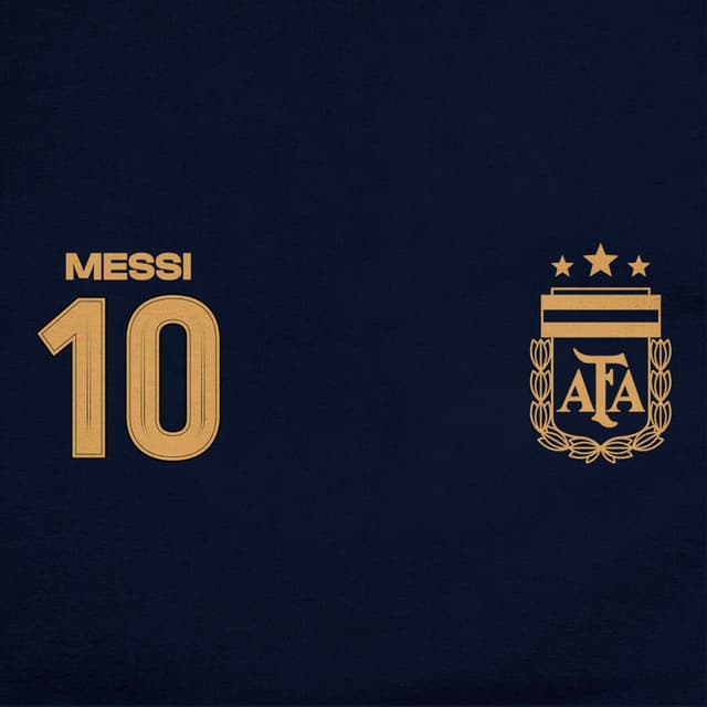 Detalle de Icon Sports Officially Licensed Lionel Messi Argentina Pullover Hoodie (Unisex Kids)
