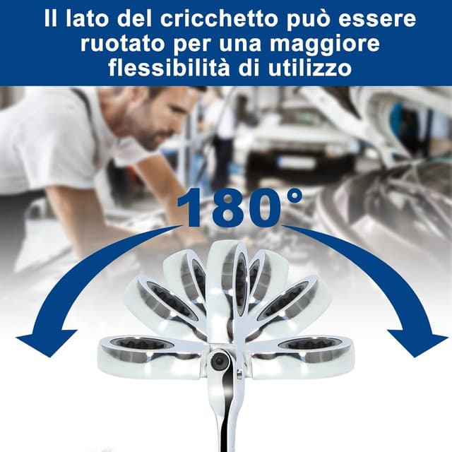 Detalle 1 de SORAKO Set Chiavi Inglesi 8-19 mm 12 pezzi