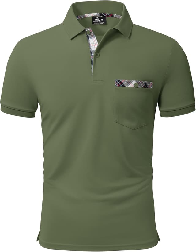 Thumbnail 3 de geeksport Polo uomo manica corta slim fit con tasca