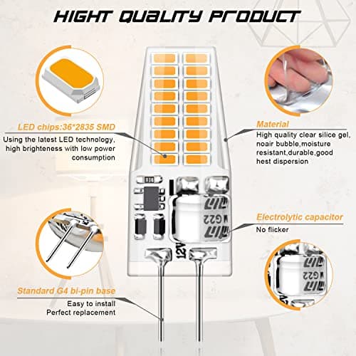 Detalle 2 de Auting Bombillas LED G4 3W 3000K