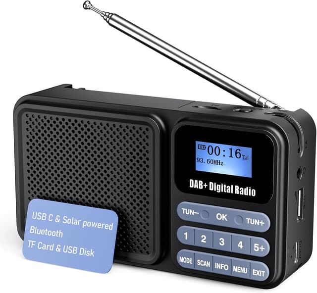 Imagen de Gallypek DAB Radio 2200 mAh portable en OfertitasTOP