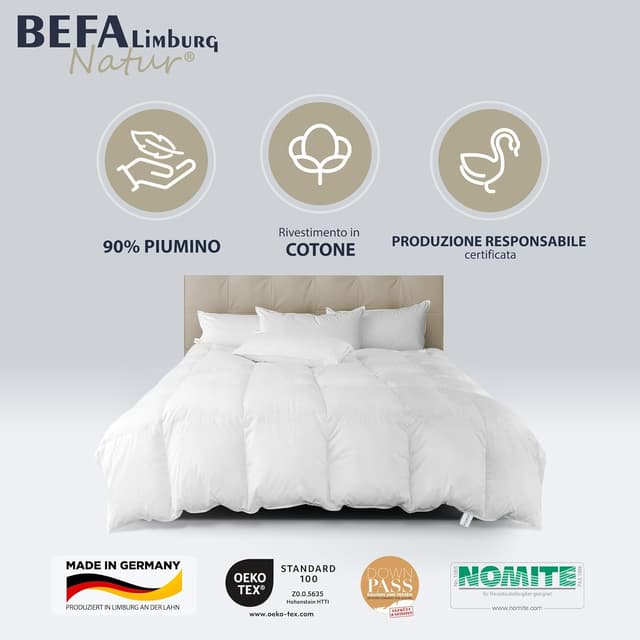 Thumbnail 2 de BEFA NATUR piumino 155x220 cm per tutte le stagioni