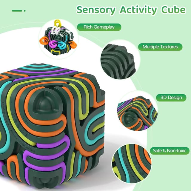 Detalle de Accevo 3D Sensory Activity Board for Focus 🎲