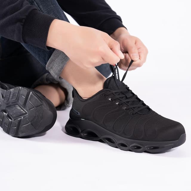 Detalle de LARNMERN Steel Toe Work Safety Shoes (ASTM F2413) Lightweight Comfort Sneakers