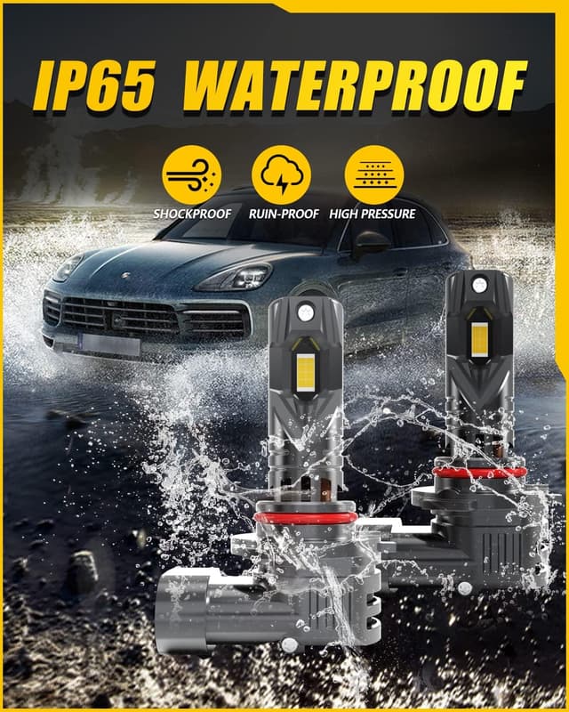 Thumbnail 6 de KATUR Lampadine LED HB3 Canbus 9005 6000K Plug & Play (2 pezzi) da 100W, 20.000LM per coppia