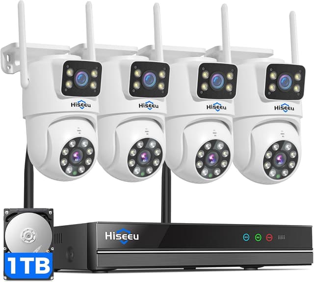 Imagen de Hiseeu Wireless Security Cameras Pro 1TB en OfertitasTOP