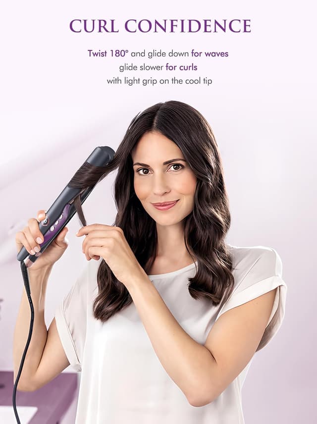 Detalle de LANDOT 2-in-1 Hair Straighteners and Curler