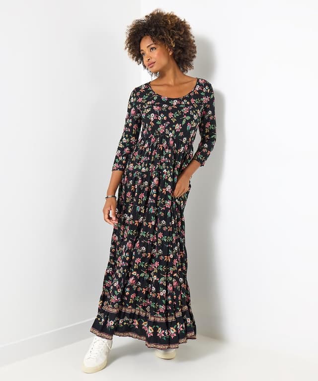 Detalle 1 de Joe Browns Boho Bird Print Maxi Dress