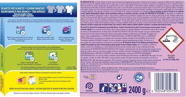 Thumbnail 6 de Vanish Oxi Action - Quitamanchas y Blanqueador para Ropa Blanca