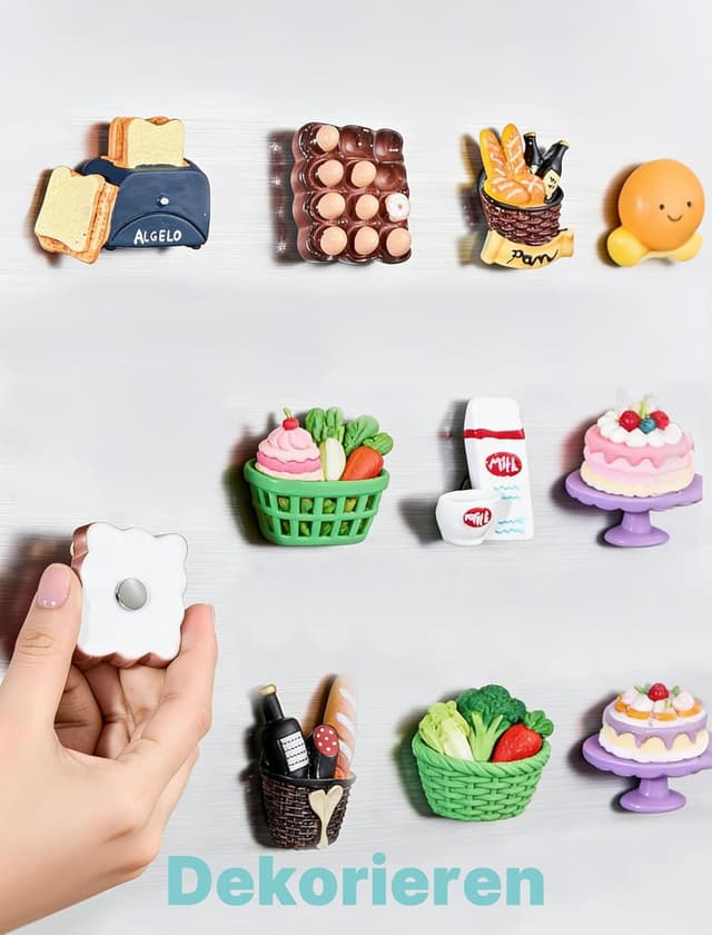 Thumbnail 6 de 50x Neodym-Magnete Miangsy (10 x 3 mm) für Magnettafel, Kühlschrank und DIY