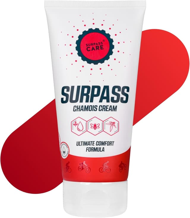 Detalle de SURPASS Chamois Creme 170 ml – 96% natürlich & paraffinfrei – Anti-Chafing-Sitzcreme für Radsport & Reiten