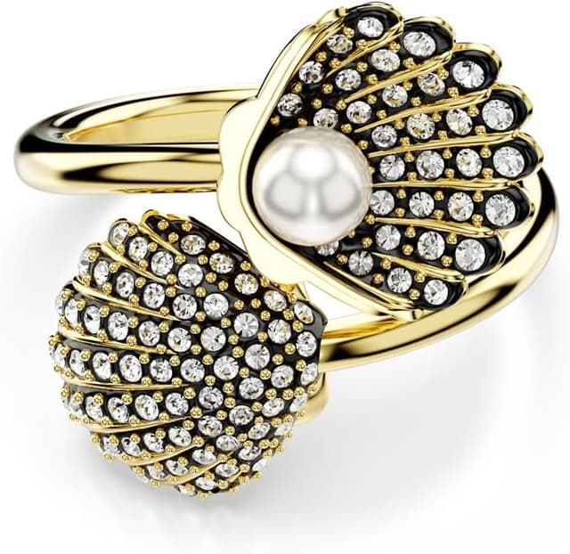 Detalle de Swarovski Idyllia Anillo blanco Crystal Pearl 1 unidad