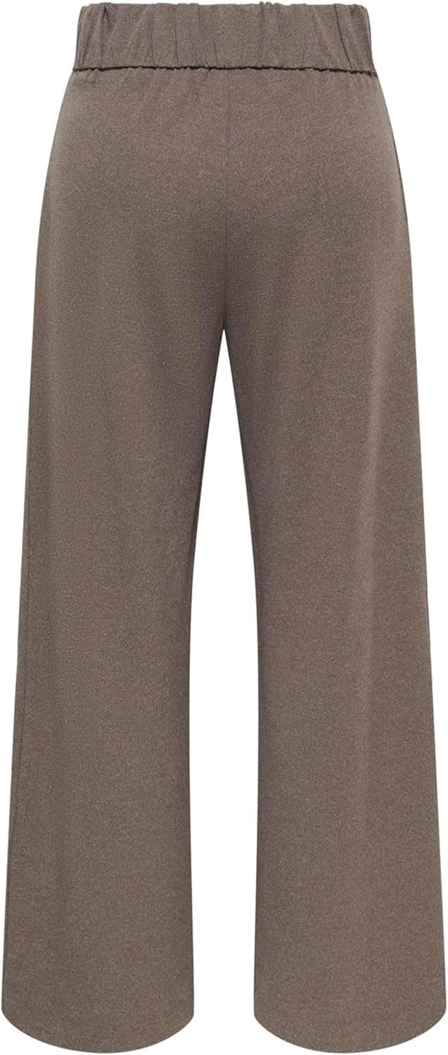 Detalle de JdY Marlene Hose „GEGGO New Long“ – weit geschnittene Schlupf-Stoffhose mit Ton-in-Ton-Nähten