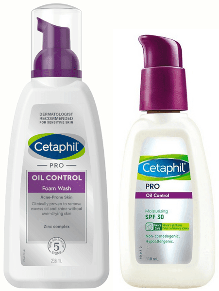 Imagen de Cetaphil Pro Oil Control 235 ml + Crema SPF30 118 ml en OfertitasTOP