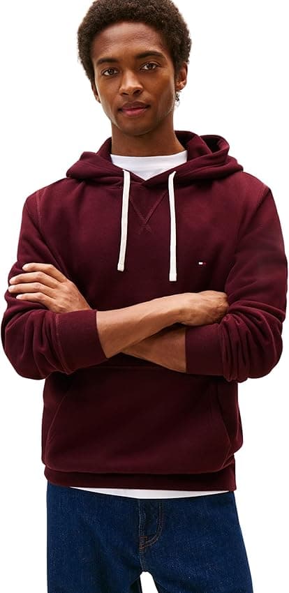 Imagen de Tommy Hilfiger Hoodie Seasonal Fleece Rojo M en OfertitasTOP