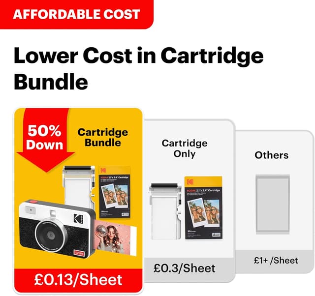 Detalle 2 de Kodak Mini Shot 2 Retro 4PASS Instant Camera 💥