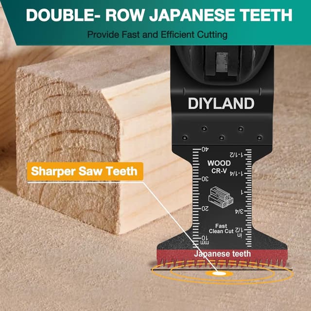 Thumbnail 4 de DIYLAND 31PCS Multi Tool Blade Set 31pc