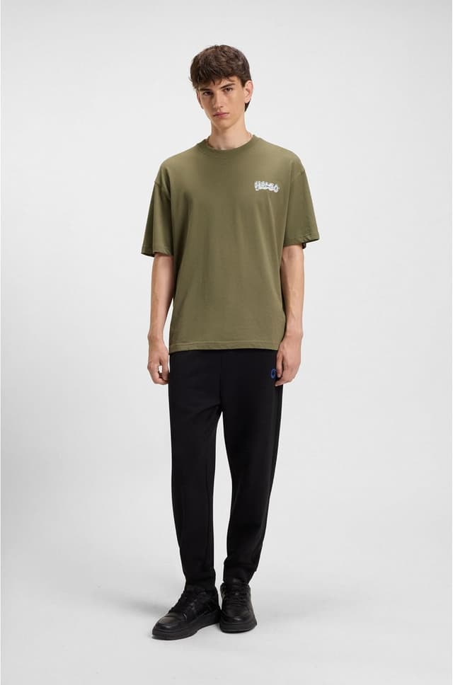 Detalle 2 de HUGO Herren Nyrotee T-Shirt aus 100 % Cotton