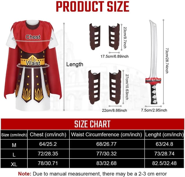 Thumbnail 3 de AYBUY Romano Medievale Costume Bambino 🛡