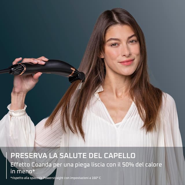 Detalle de Rowenta Ultimate Experience Air Motion CF8C20E0: asciugacapelli con effetto Coanda e pettine lisciante