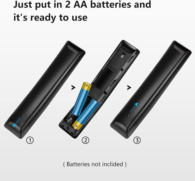 Detalle 2 de Universal Samsung TV Replacement Remote (Pack of 2) for Frame, Serif, Curved QLED & Smart TVs