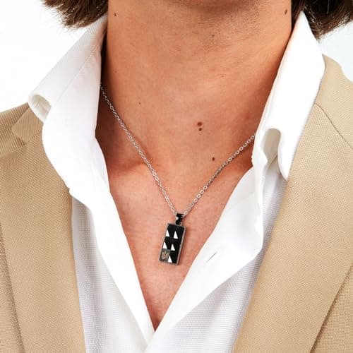 Thumbnail 4 de Maserati Collar de Hombre Cerámica IP Negro