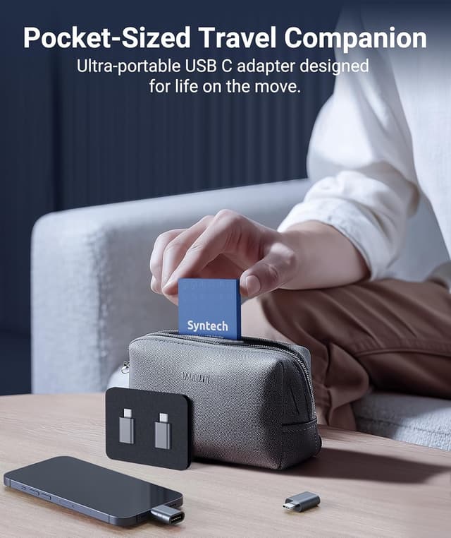 Detalle 2 de USB C to USB 3.0 adapter 2 pack