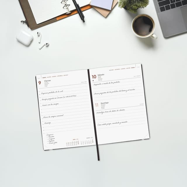 Thumbnail 2 de Finocam Agenda 2026 1 Día Página Azul