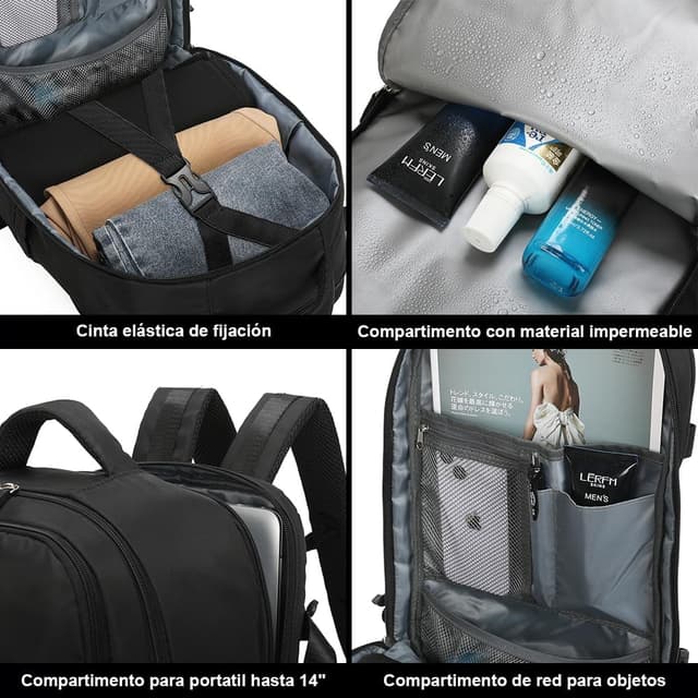 Thumbnail 3 de RAYKONG Mochila cabina Ryanair 40x20x25cm