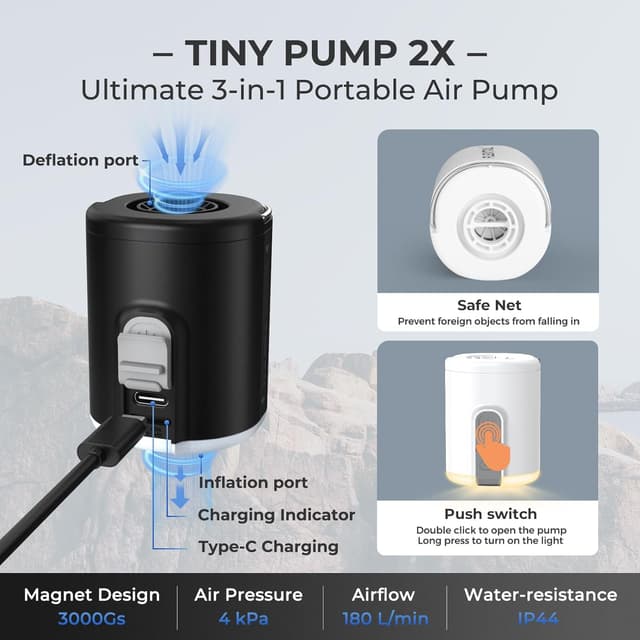 Thumbnail 1 de FLEXTAILGEAR Tiny Pump 2X portable air pump