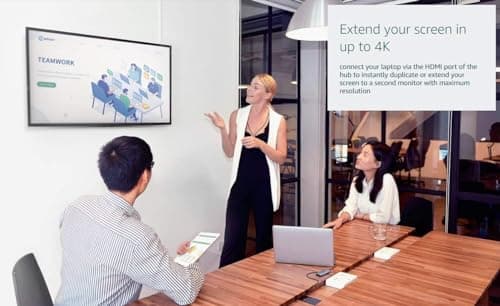 Detalle 2 de D-Link DUB-M520 hub USB-C 5 en 1 con HDMI 4K y PD 60W