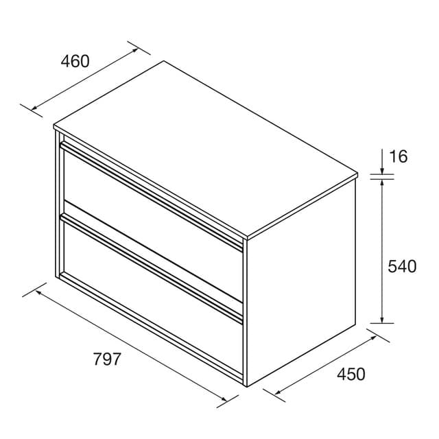Thumbnail 3 de Salgar Attila Mueble baño 2 cajones