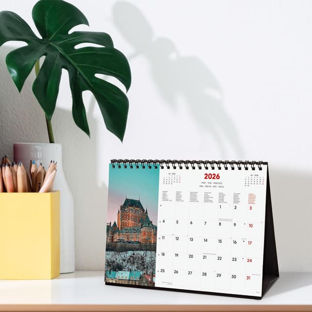 Detalle 2 de Finocam Calendario da tavolo 2026 mensile đź“…