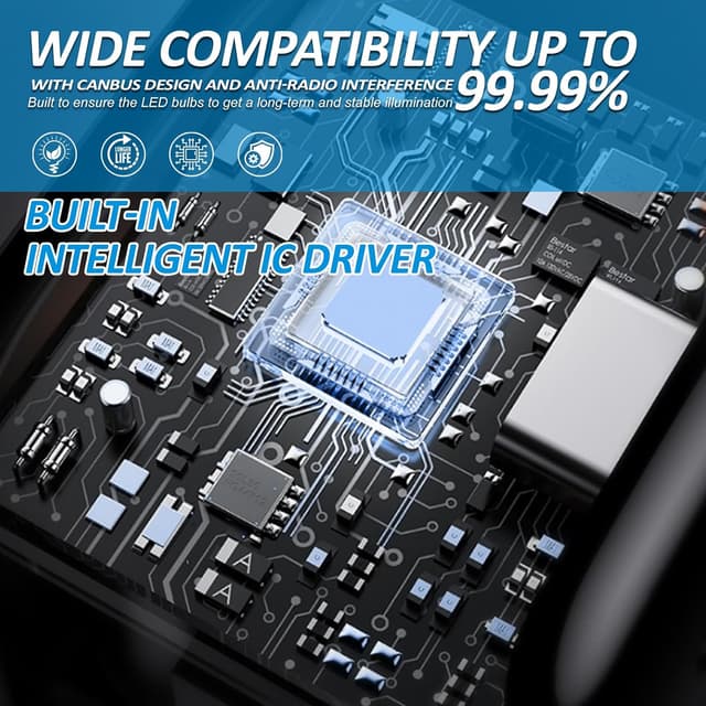 Thumbnail 6 de D-Lumina Lampadina H7 LED Canbus 100W 16000LM 6500K