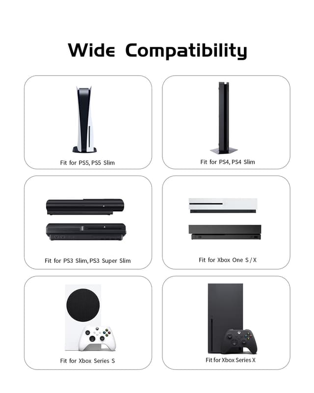 Thumbnail 2 de Superer AC Power Cord C7 for PlayStation 5