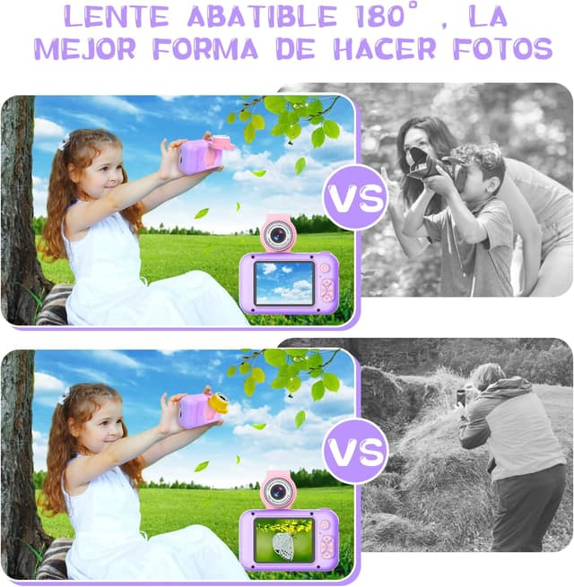 Thumbnail 3 de ARNSSIEN Cámara Fotos Infantil 180°