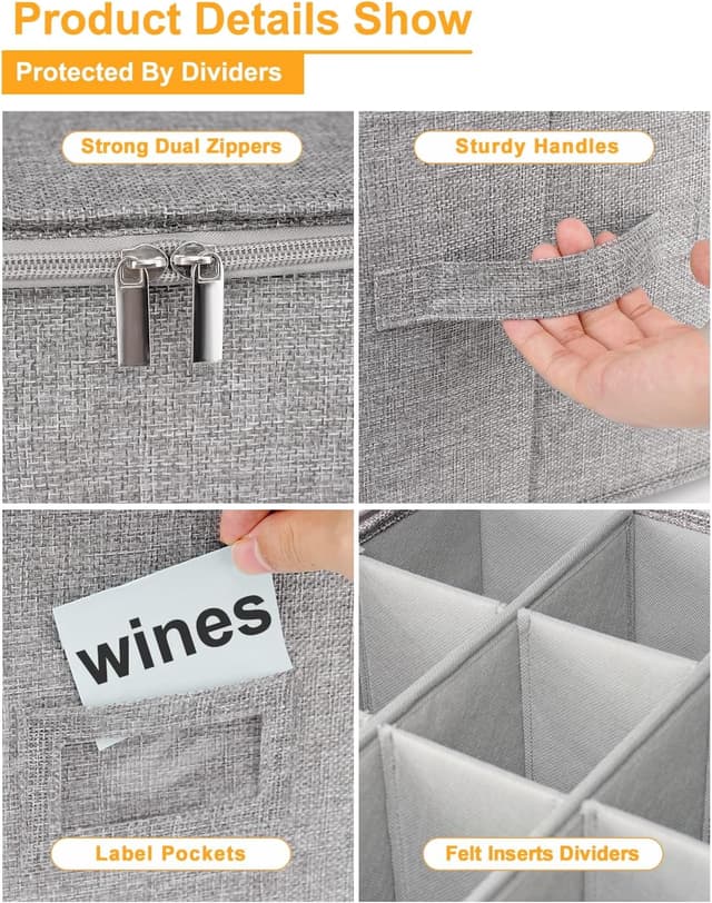 Thumbnail 5 de punemi Wine Glass Storage Box ⚖