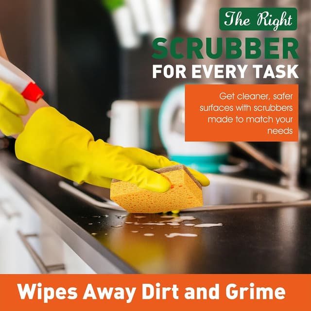 Detalle 2 de Eco Sponge 8 Pack compostable dish sponges 🧽