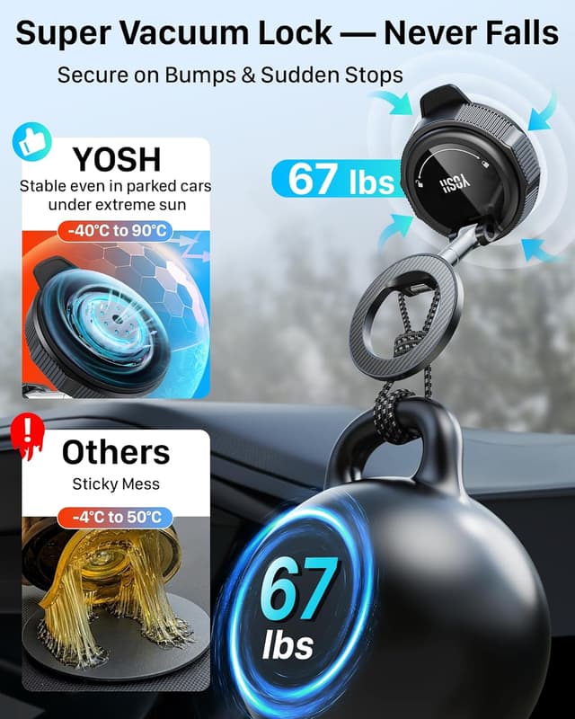 Thumbnail 1 de YOSH MagSafe Car Mount 22×N56