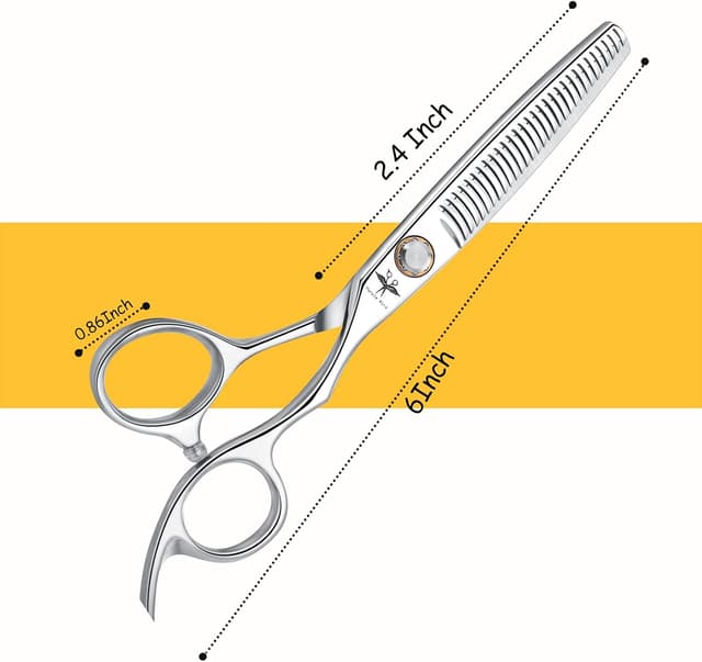 Thumbnail 1 de Hairdressing 6 Inch Thinning Scissors with Ball Bearing Tension ✂
