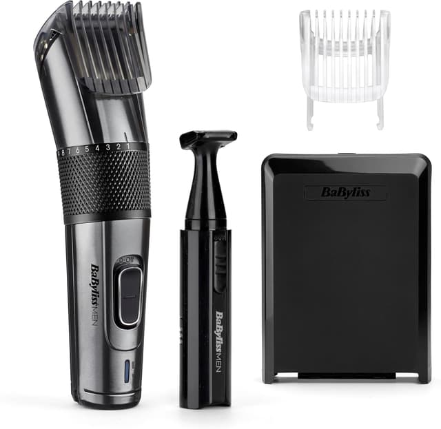 Detalle de BaByliss MEN E978E Tagliacapelli con lame in titanio al carbonio: mini rifinitore e 26 altezze