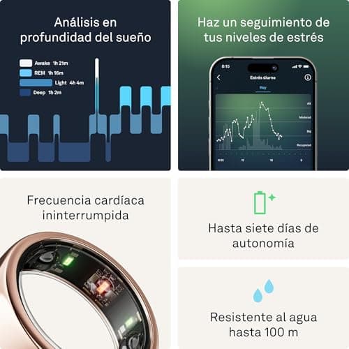 Thumbnail 4 de Oura Ring Gen3 Horizon Talla 13, Rose Gold