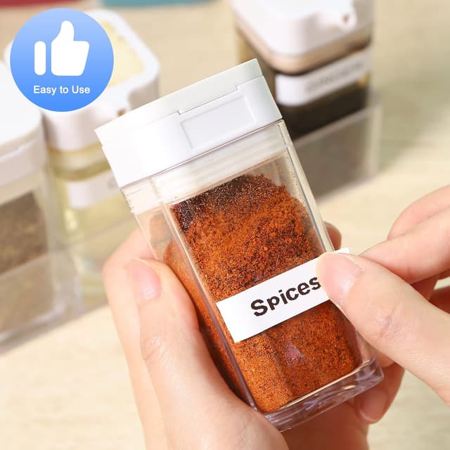 Detalle 2 de 6er-Set Upwinning Dymo D1 Etikettenband 12 mm x 7 m weiß (kompatibel, A45013/45013)