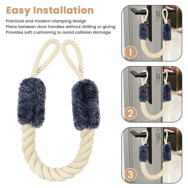 Thumbnail 3 de AYESY Türstopper Klinke 60 cm Seil