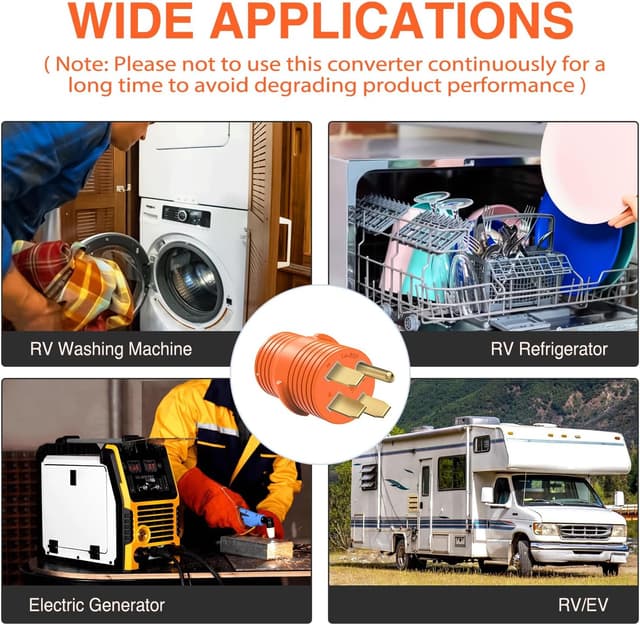 Thumbnail 6 de Nilight 25FT 30 Amp RV Extension Cord (50Amp to 30Amp Adapter, 10/3 Pure Copper, UL/ETL)