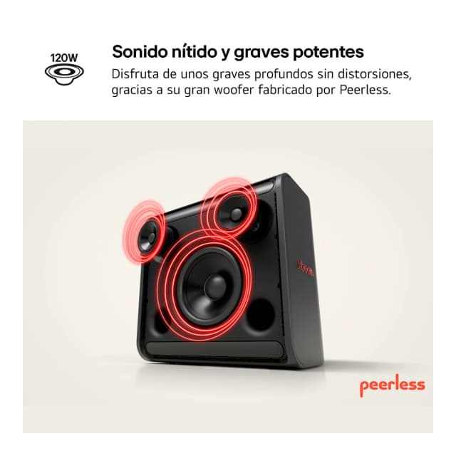 Thumbnail 4 de LG xboom Stage 301 altavoz 120 W con batería 12 h y karaoke 🔊
