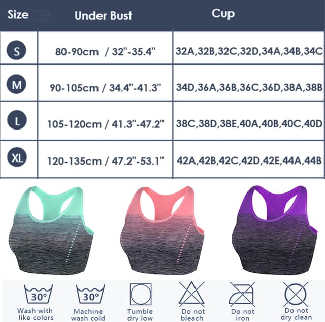 Detalle 2 de Sykooria Women’s Mid Support Wirefree Racerback Sports Bra with Removable Padding