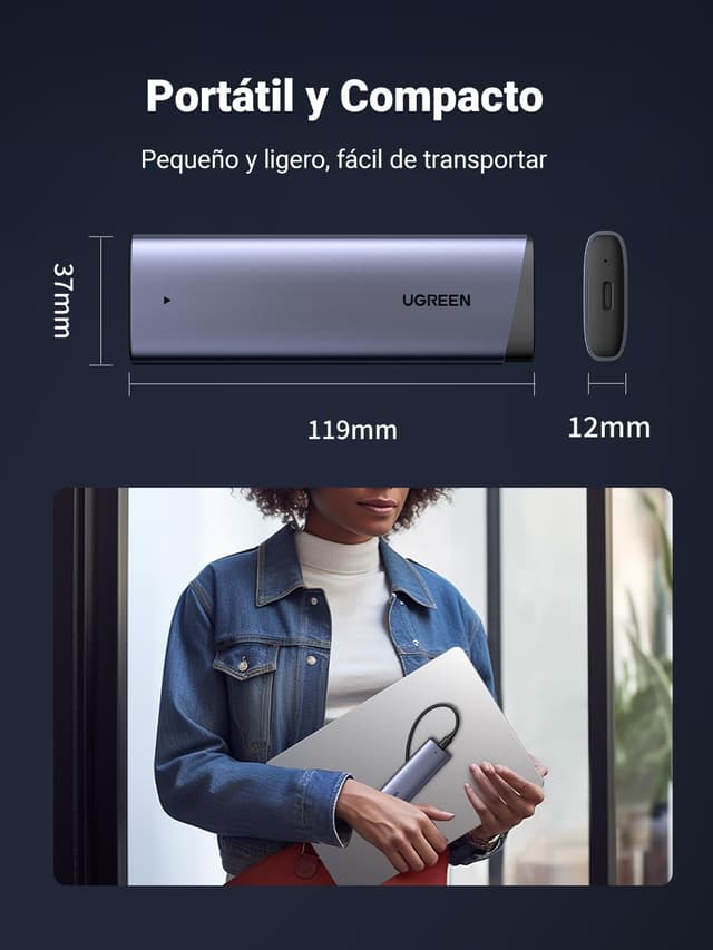 Thumbnail 5 de UGREEN Carcasa SSD M.2 NVMe 10Gbps 💾