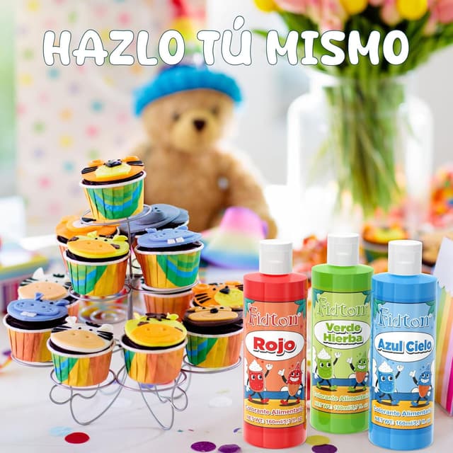 Thumbnail 5 de Colorante Alimentario Gran Capacidad 160ml - Rojo 🍰